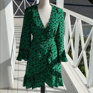 Beautiful holiday silk dress